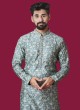 Readymade Green Printed Cotton Kurta Pajama